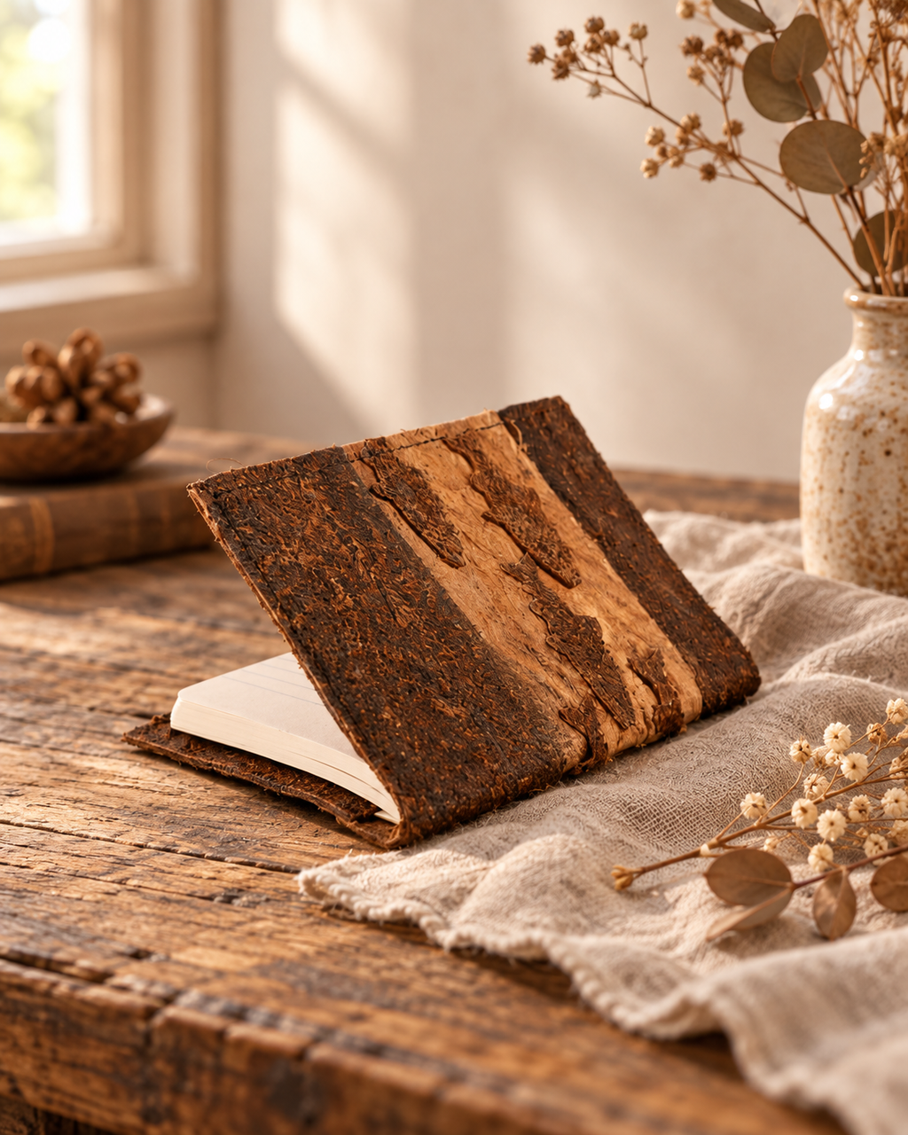 Notebook Cover with Fish Detail